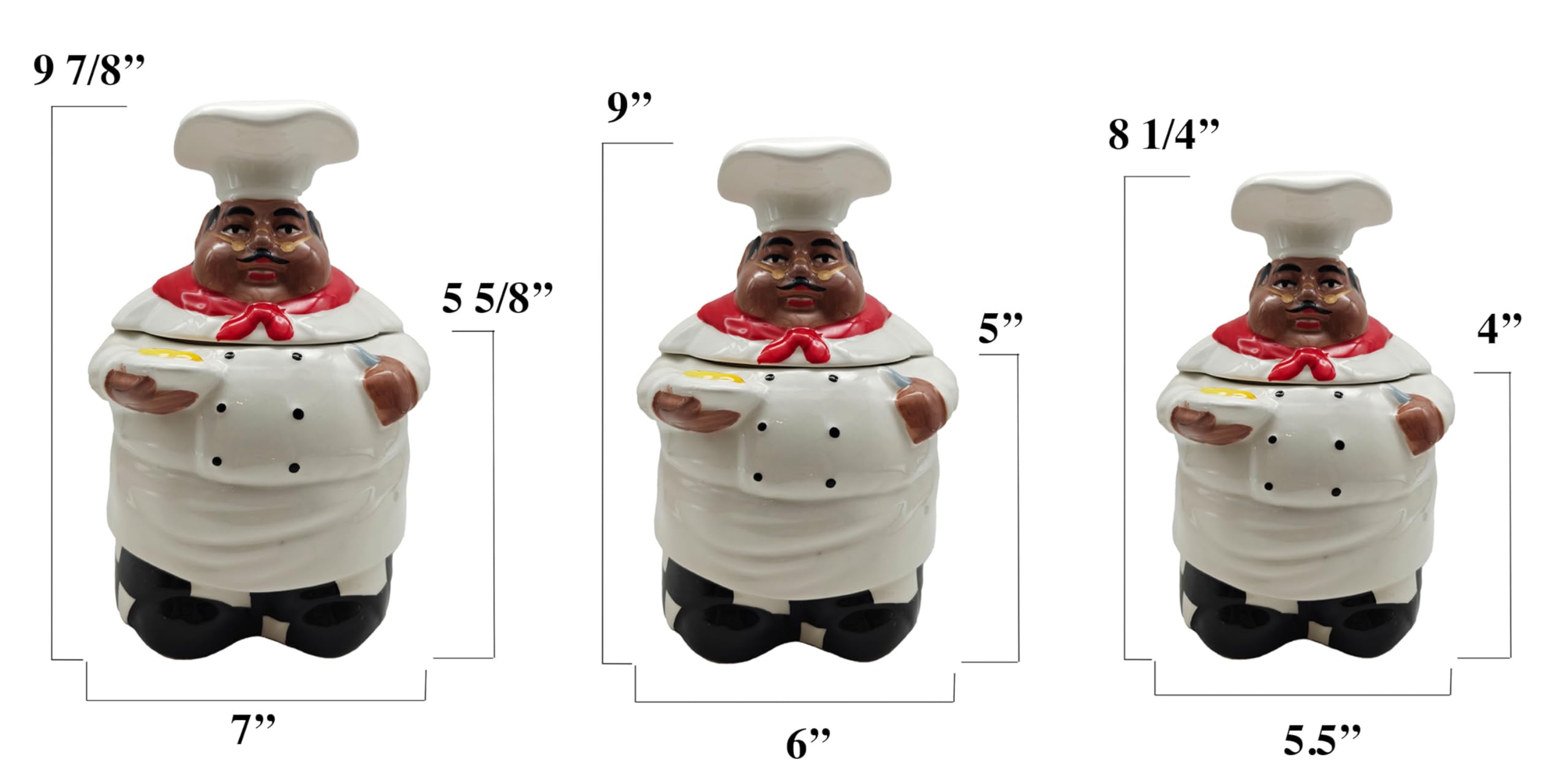 置物 chef chef kitchen/Restaurant decor Adorable Chef Figurine French